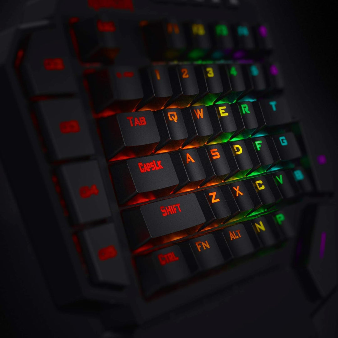 Redragon K585 DITI Teclado mecánico RGB con cable para juegos con u...