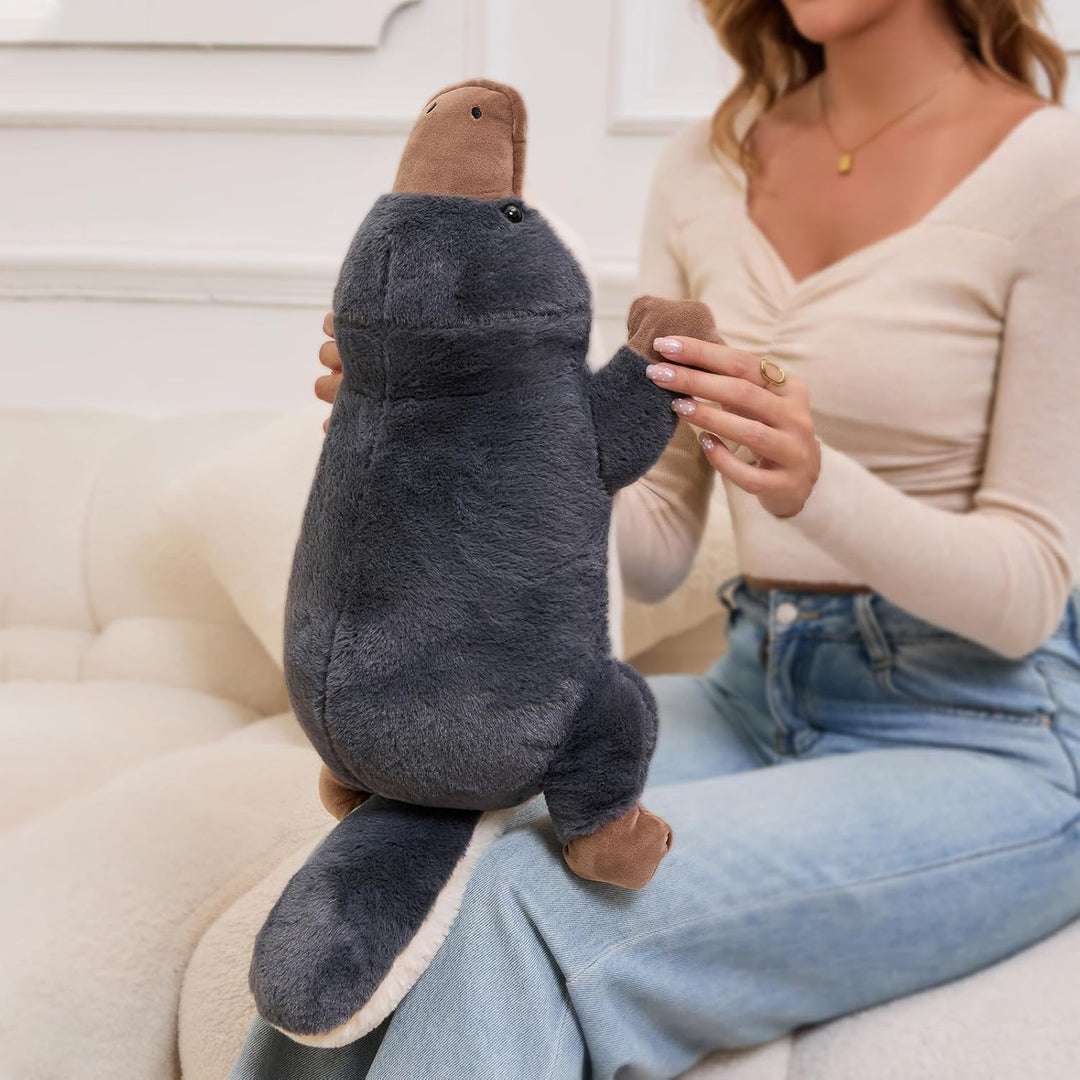 Liraziva Peluche de ornitorrinco, animal de peluche suave de ornito...
