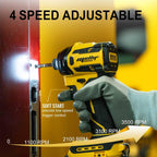 Destornillador de impacto hexagonal de 1/4 pulgadas compatible