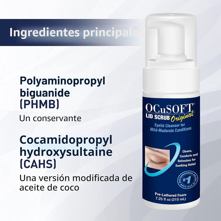 Limpiador del párpado con espuma, 7.25 onzas líquidas, OCUSOFT06403...