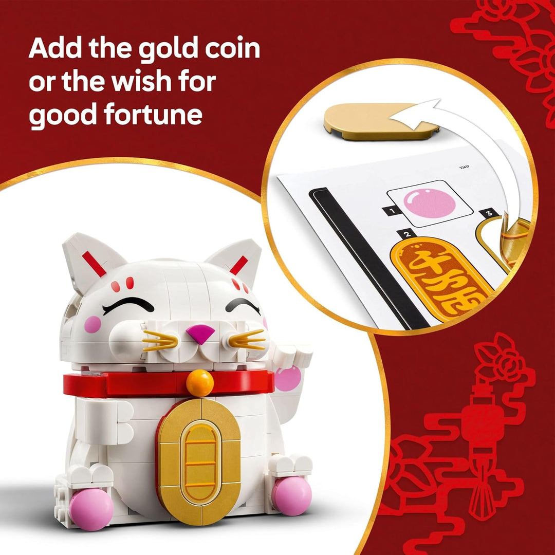 LEGO Juguete de Construcción Lucky Cat para niñas y niños
