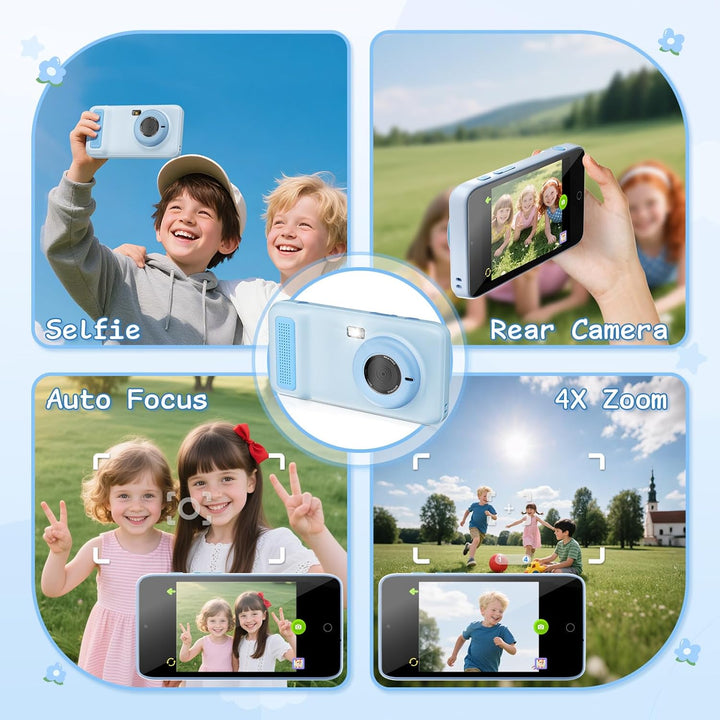 AI Everything Recognition - Cámara para niños de 4 a 12 años, compa...