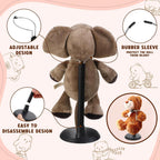Yaocom - 12 soportes para muñecas ajustables de 8 a 14 pulgadas, color, Negro