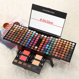CHARMCODE Juego de paleta de maquillaje cosmético de 190 colores, c...