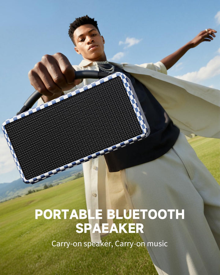 DINDIN Altavoz Bluetooth Portátil: 80W (pico), tiempo de reproducci...