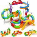 SOCBTNSO 173 PCS KlickRail 3D Modular Electric Train Set para Niños 3-8