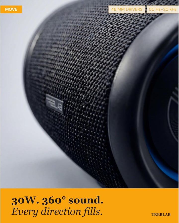 TREBLAB HD77 - Altavoz Bluetooth ultra premium - Sonido envolvente...