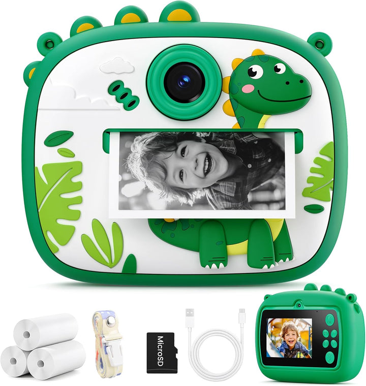 YOZISS - Cámara digital para niños de 3 a 8 años, cámara de impresi...