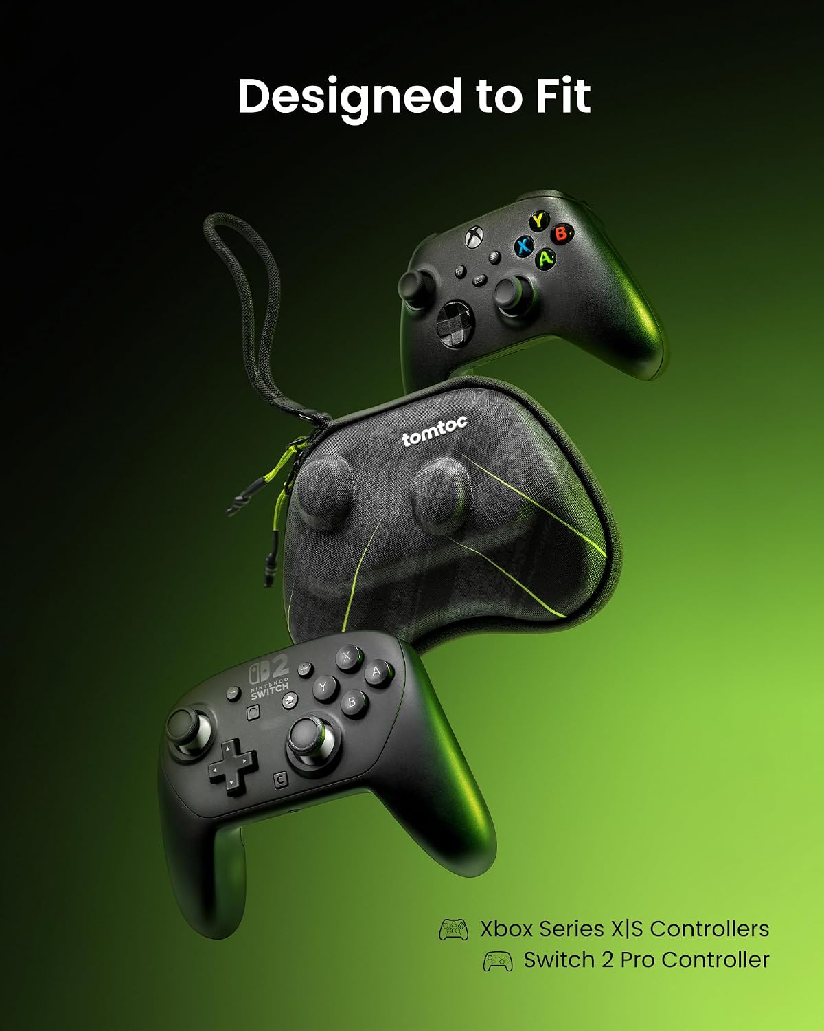 tomtoc Funda Protectora para Nintendo Switch 2 Pro / Xbox Series X|S Controlador