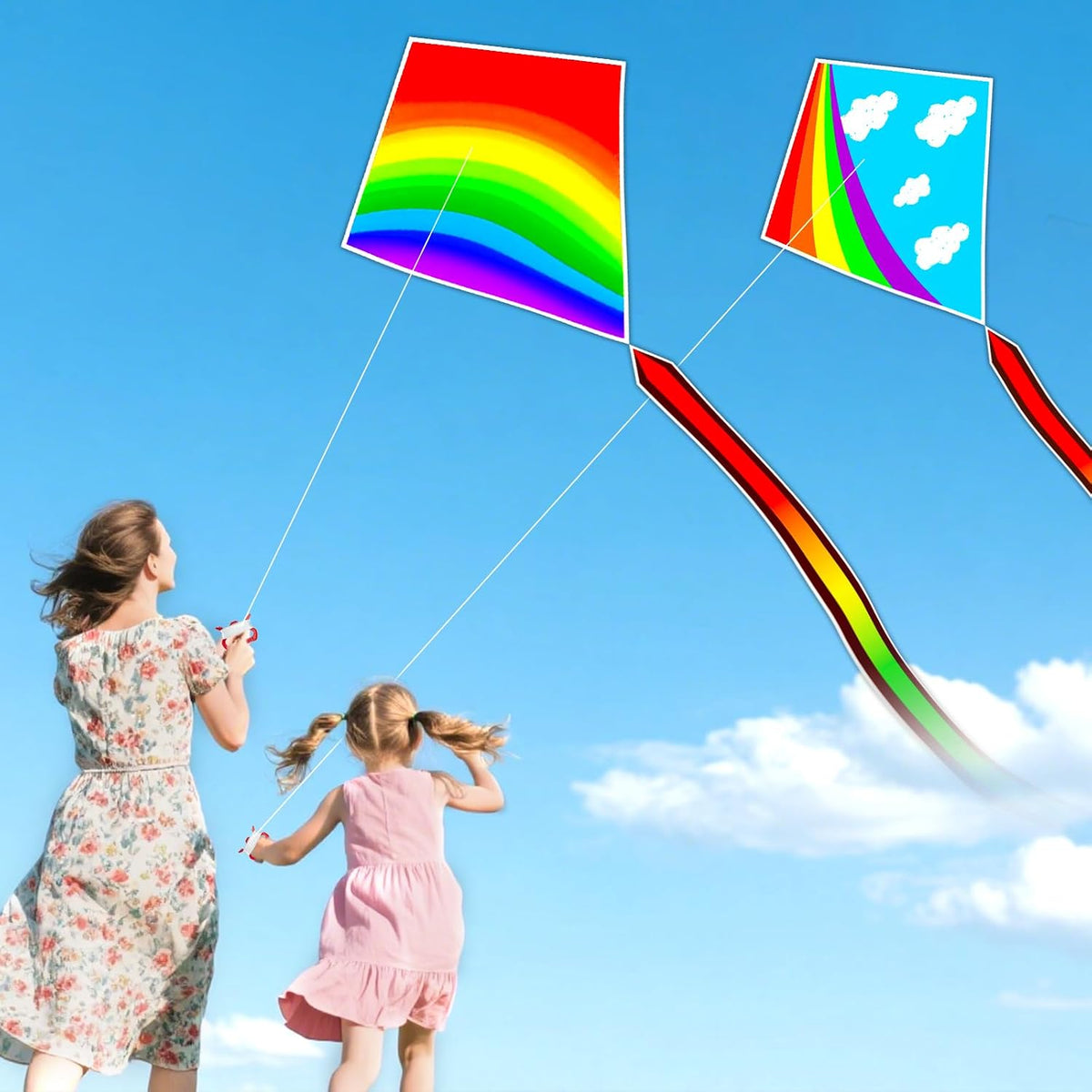 Cometa para niños fácil de volar – Cometas para niños, niñas, niños y adultos, fácil de volar, perfecto para Pascua, cumpleaños, idea de regalo, playa, viaje, parque, actividades familiares