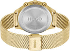 HUGO #Smash Multi Watch para hombre, caja de acero inoxidable, movimiento multifunción, diseño elegante y divertido, precisión de cuarzo, uso diario atrevido, regalo para él
