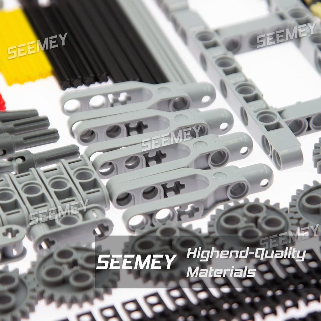 SEEMEY - Juego de 844 pines, engranajes y ejes compatibles con piezas técnicas de la marca L