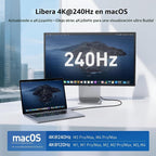 Cable Matters Cable USB-C a HDMI 2.1 unidireccional de 48 Gbps, 6 pies