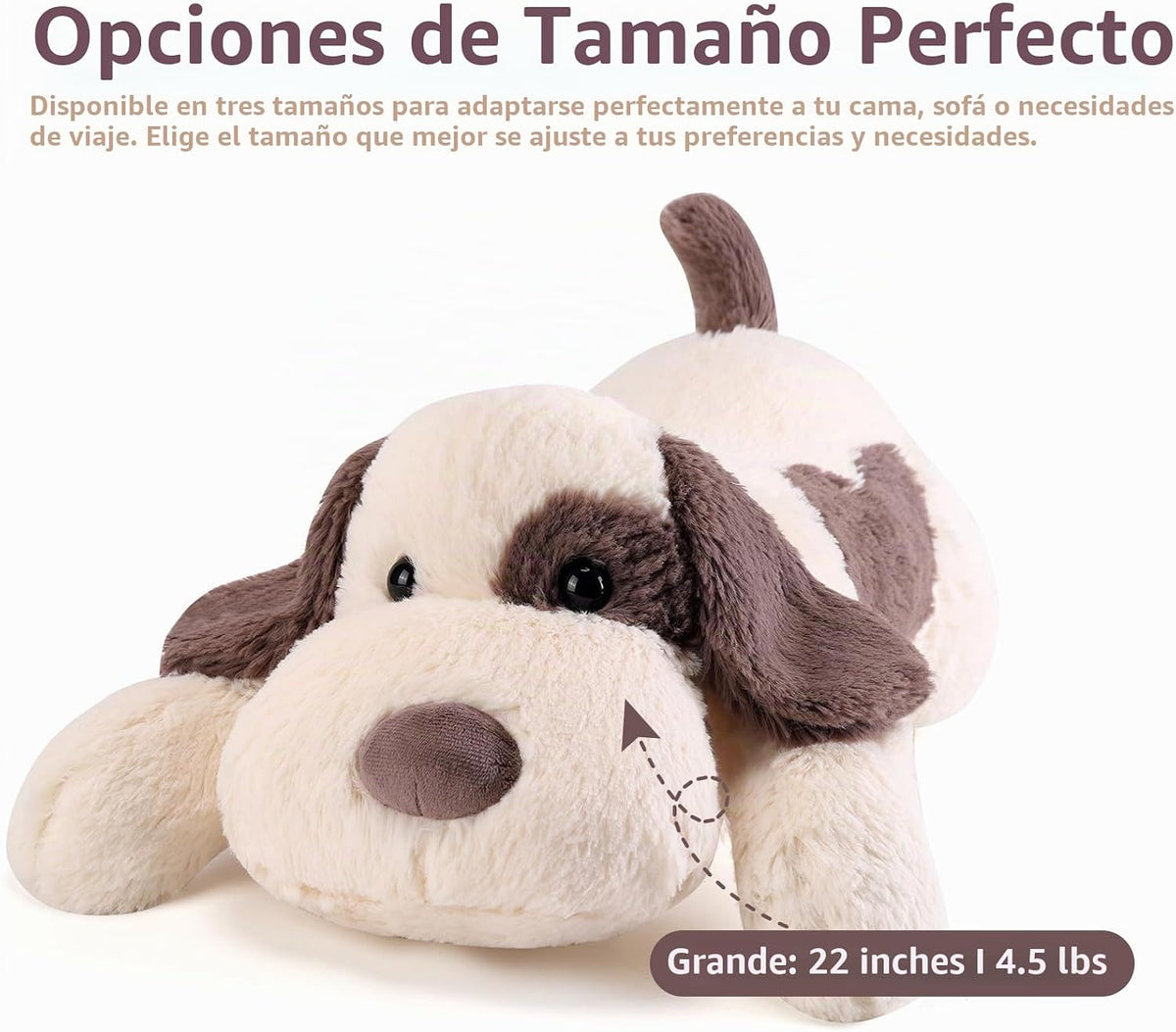 meowtastic Animales de Peluche Ponderados para Perro, Almohada de Peluche para Niños