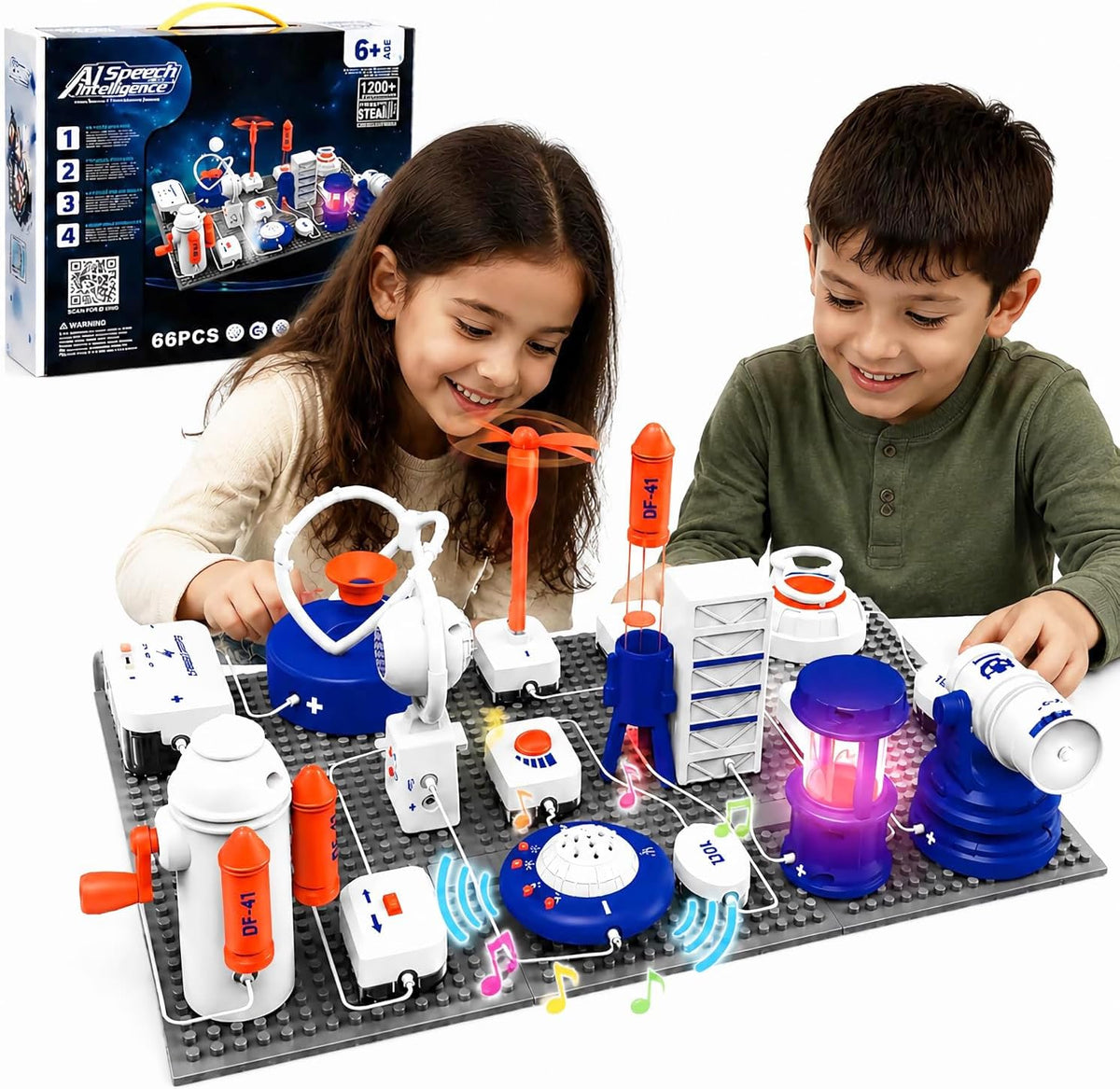 Kit de ciencia STEM para niños, juguete de exploración de circuitos