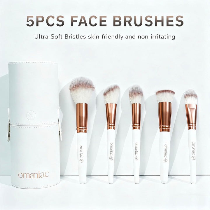 OMANIAC Juego de 20 brochas de maquillaje profesional \u2013 Base s...
