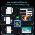 Tableta, tableta Android 16, 30GB RAM 128GB ROM 2TB TF, tableta de...