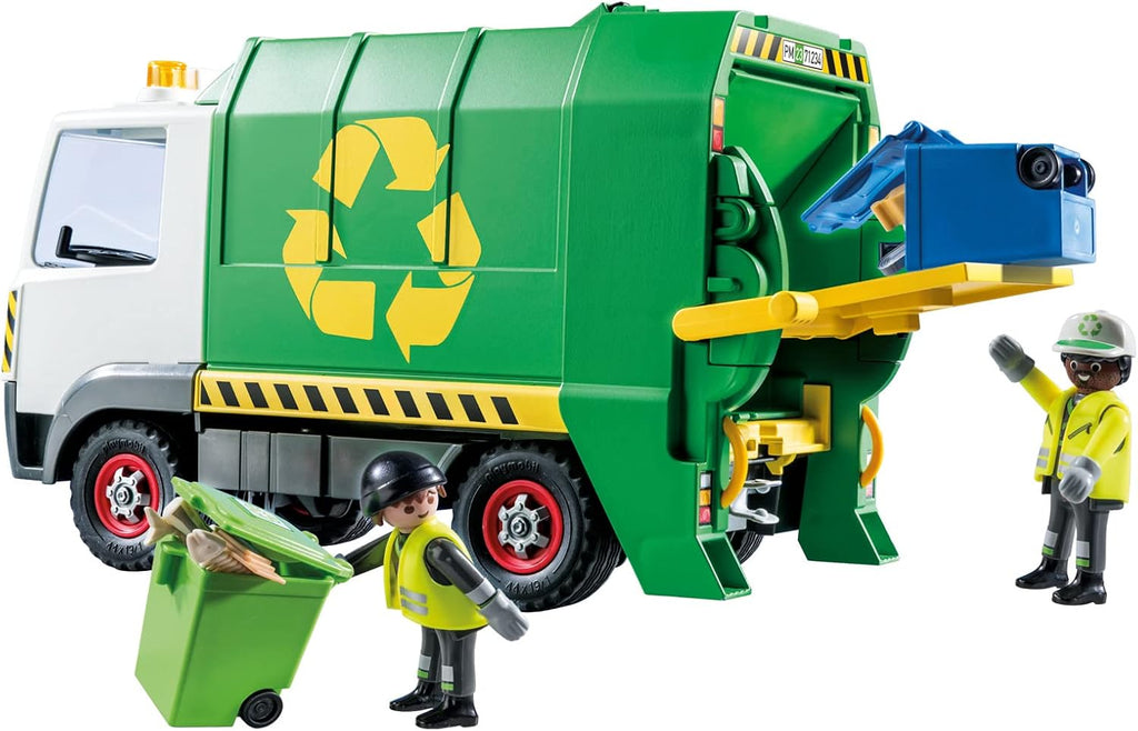 Playmobil Camión de reciclaje con accesorios y 2 figuras