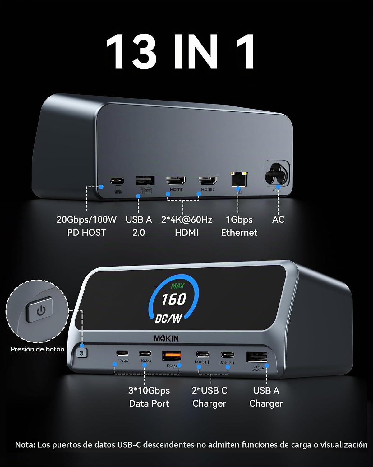 MOKiN, hub USB 3.2