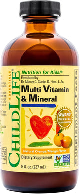 CHILDLIFE ESSENTIALS Multivitamínico y mineral para niños, vitamina...