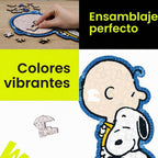 Rompecabezas de cacahuetes para adultos, regalos de Snoopy para mujeres y niños, 200 piezas