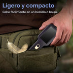 Microscopio Digital Portátil 500X, Pantalla HD IPS de 3", Ranador de Monedas y Joyas