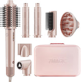 7MAGIC Estilizador de cabello y cepillo secador de cabello 7 en 1,...