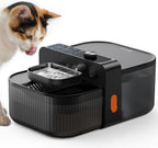 FEELNEEDY Inalámbrico ninguna fuente de agua del gato de los filtros