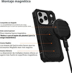 Rokform - Carcasa resistente para iPhone 17 Pro, magnética + RokLock (negro)