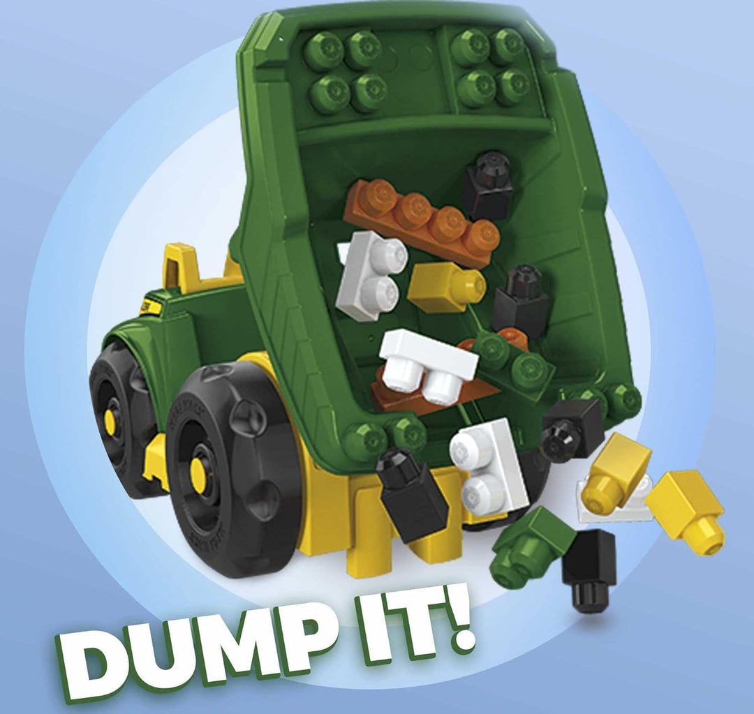 MegaBloks John Deere Dump camión verde