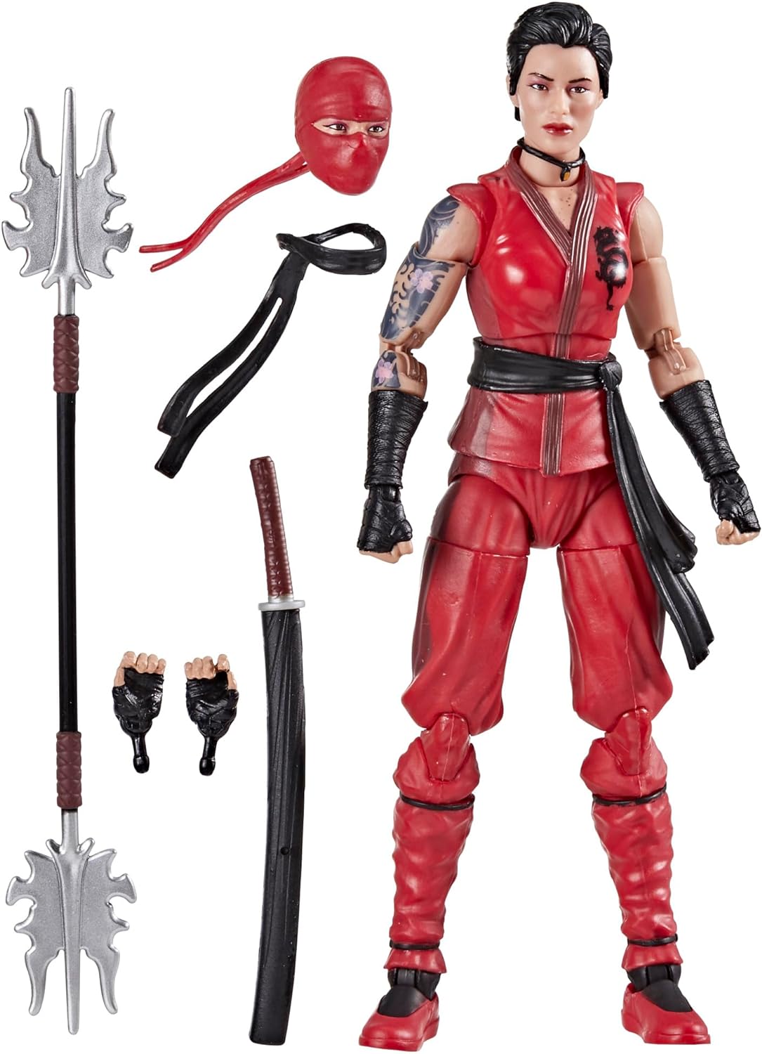 G.I. Joe Classified Series #124, Kim Jinx Arashikage, figura de acción coleccionable ninja de 6 pulgadas con 7 accesorios