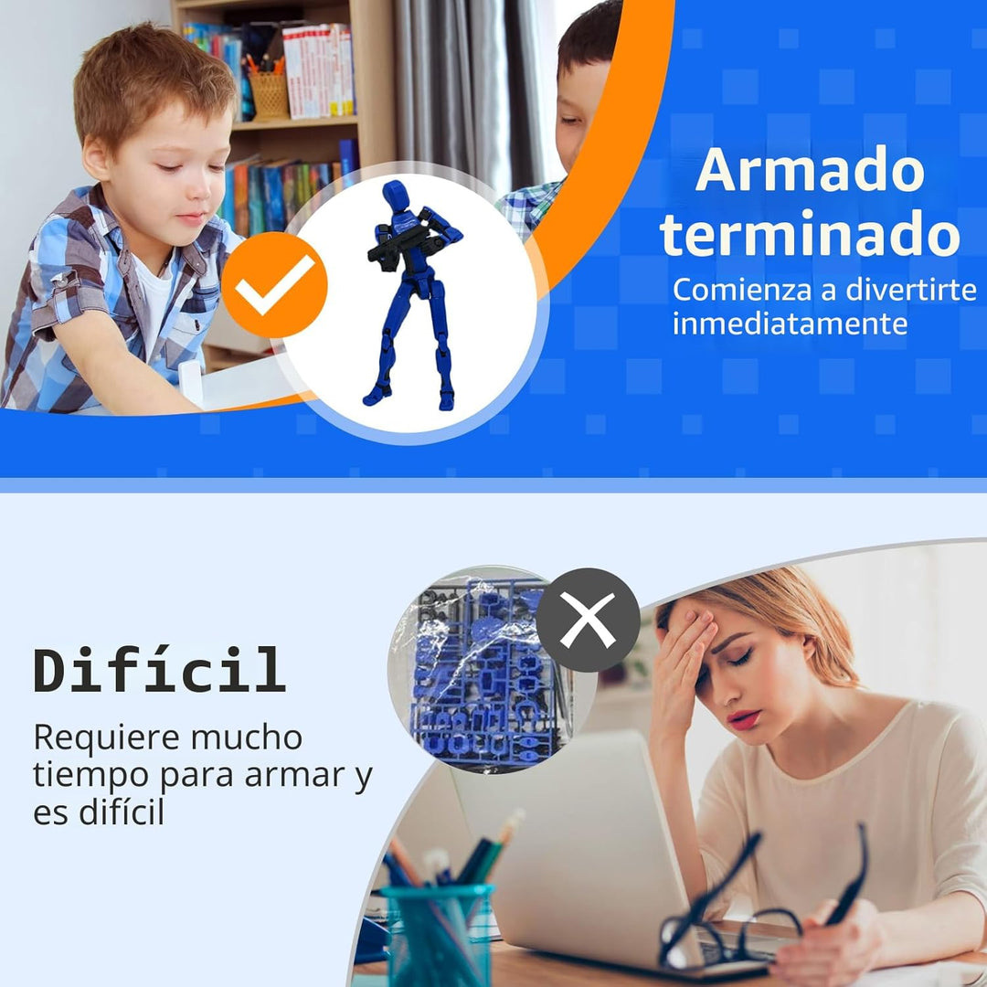Juego de 8 figuras de acción Dummy13 (ensamblaje completado), figur...