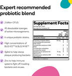 Burst Kids Probióticos (vainilla de fresa\/45 pastillas masticables...