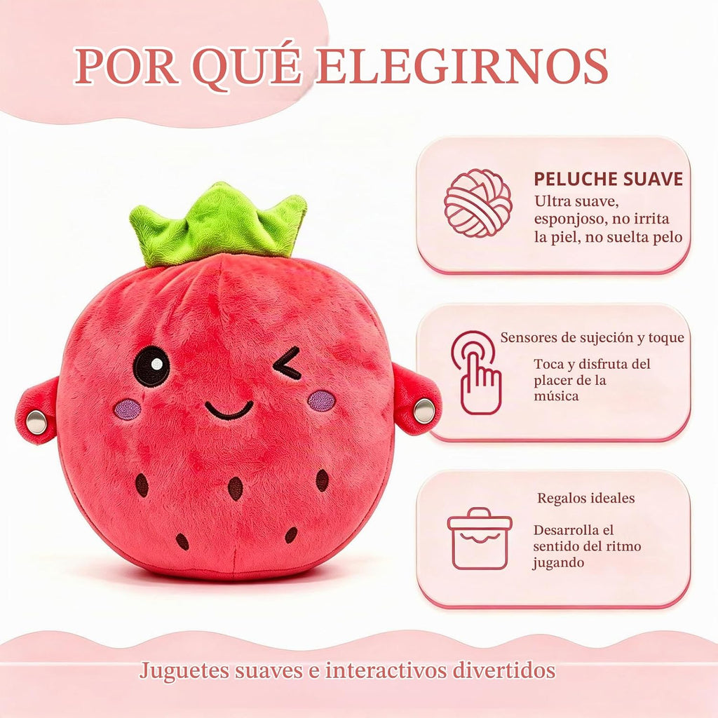 Juguetes sensoriales musicales, juego interactivo de juguetes de peluche