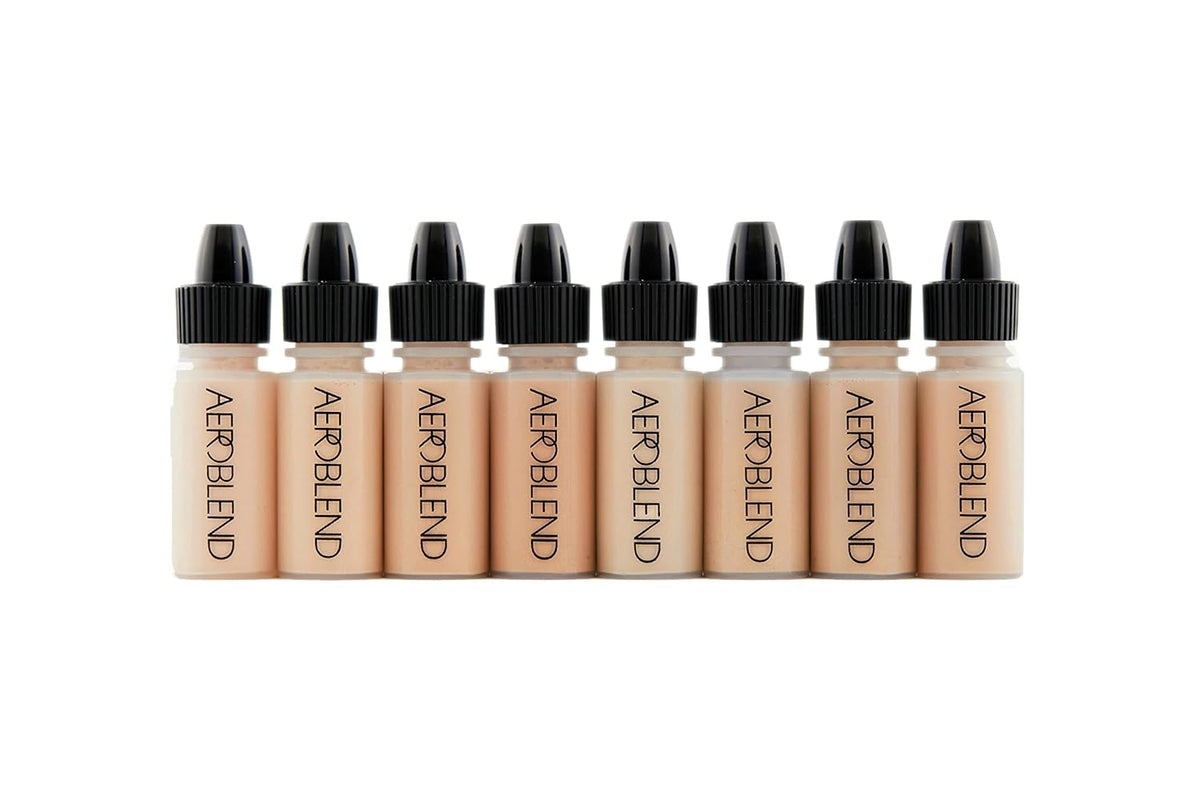 Aeroblend Mini juegos de maquillaje con aerógrafo (Med)