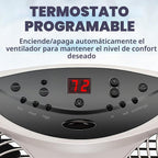 Bionaire Ventilador de Ventana con Aspas de Flujo de Aire Reversibl...