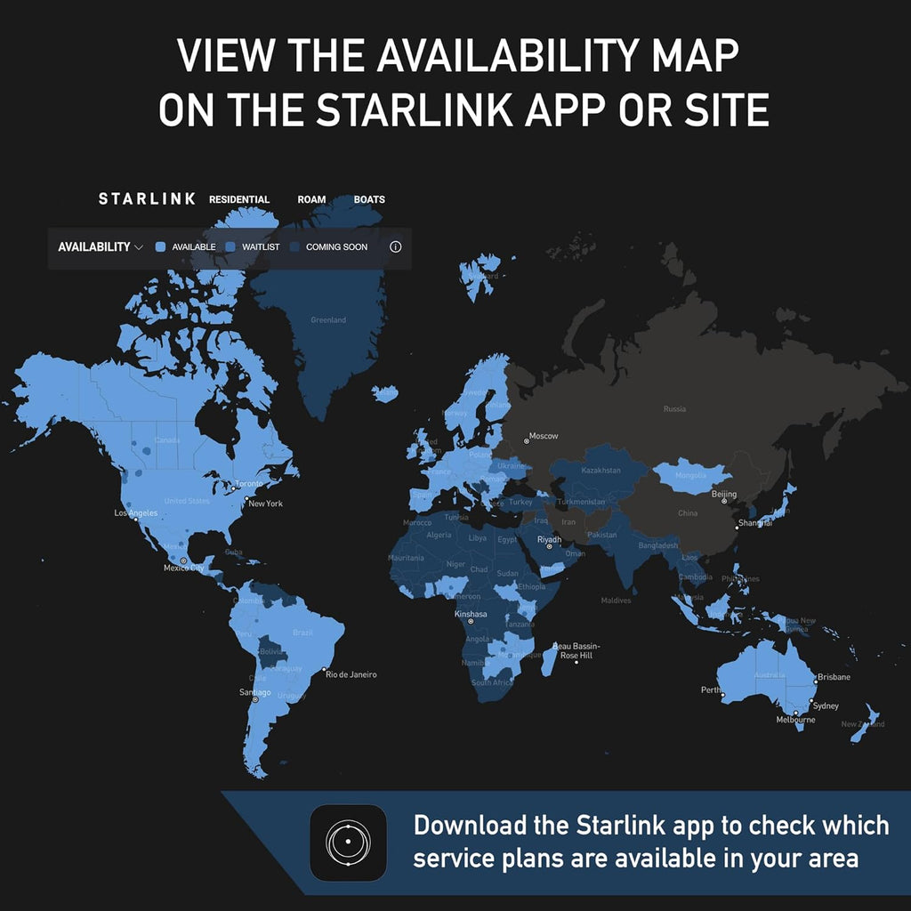 Kit estándar SpaceX Starlink Gen 3 Internet de alta