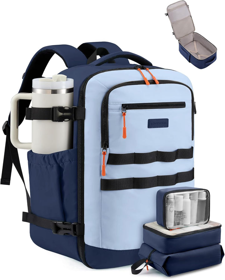 LOVEVOOK Mochila de viaje para computadora portátil para mujer, apr...