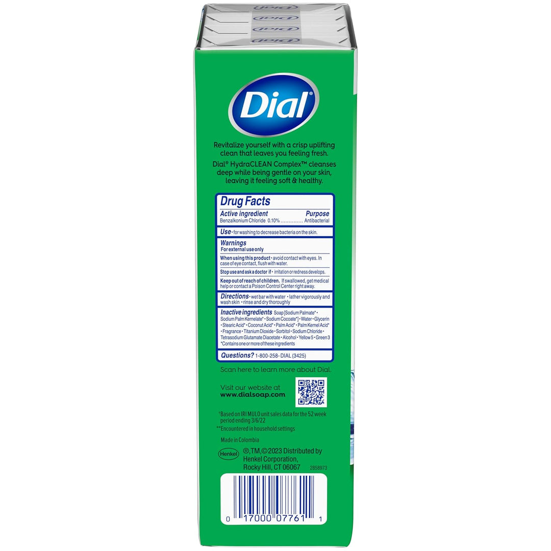 Dial Jabón Antibacteriano en Barra, Refrescar y Renovar, Fresco de...