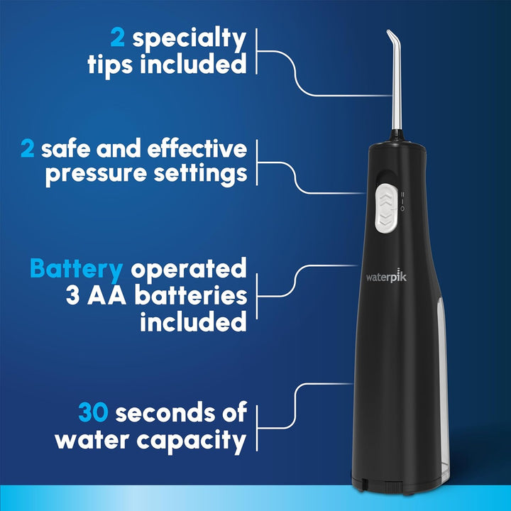 Waterpik - Irrigador inalámbrico Express, funciona con baterías y e...