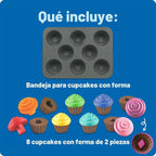 Clasificación de formas en forma de madalenas, Smart Snacks de Learning Resources