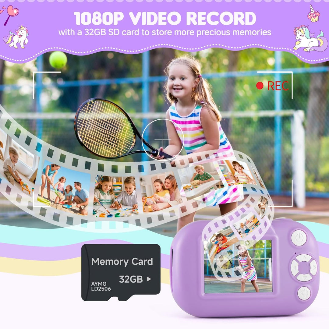Cámara para niños para niñas de 3 a 5 años, cámara digital para niñ...