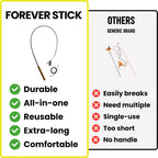 Forever Stick - Paquete de 2 juguetes irrompibles para gatos