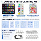 Lámpara ESAM Group Kit de fabricación de joyas de resina UV de lujo para niños