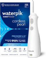 Waterpik Irrigador de agua inalámbrico Pearl recargable portátil pa...