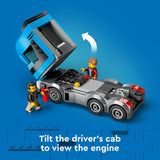 LEGO Camión transportador de autos urbanos con coches