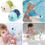 SEPHIX - Juguetes de baño a cuerda regalos para bebés