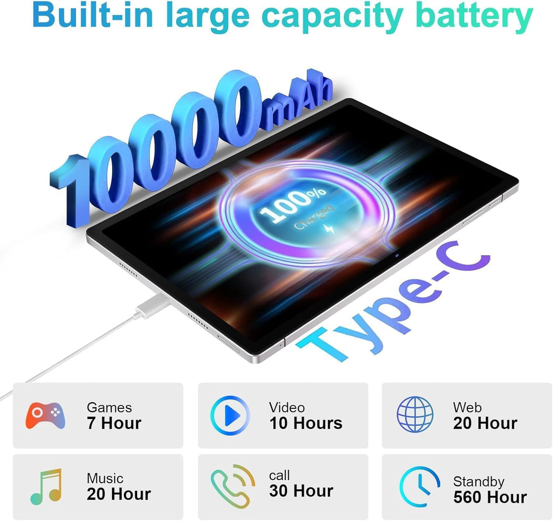 SEBBE Tablet Android 2026 de 11 pulgadas, pantalla Gemini AI 2K, 16...
