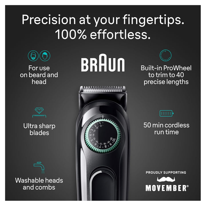 Braun Kit de estilo todo en uno Serie 3 3460, recortadora 6 en 1 pa...