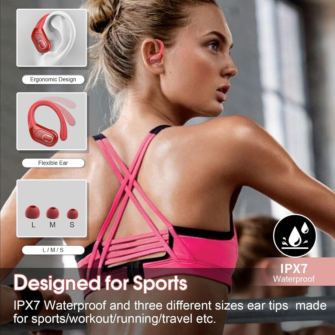 Aptkdoe Auriculares Inalámbricos 75hrs Bluetooth 5.4 Auriculares De...